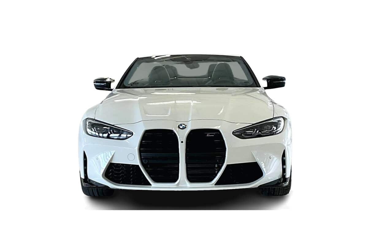 White BMW M4 Cabriolet Front View