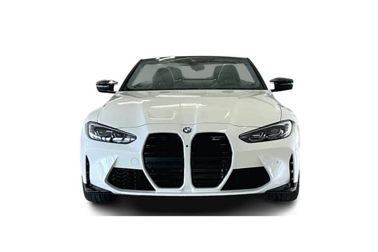 White BMW M4 Cabriolet Front View