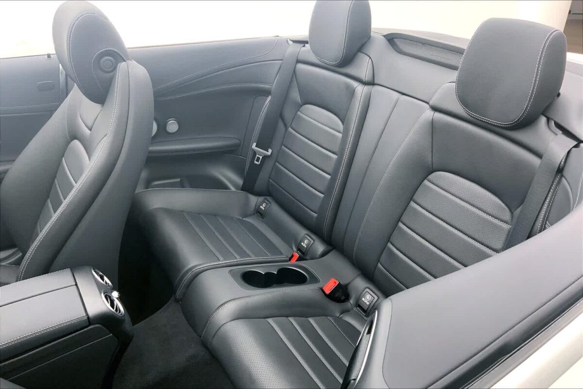 Mercedes C-Class Cabriolet Rear Seats