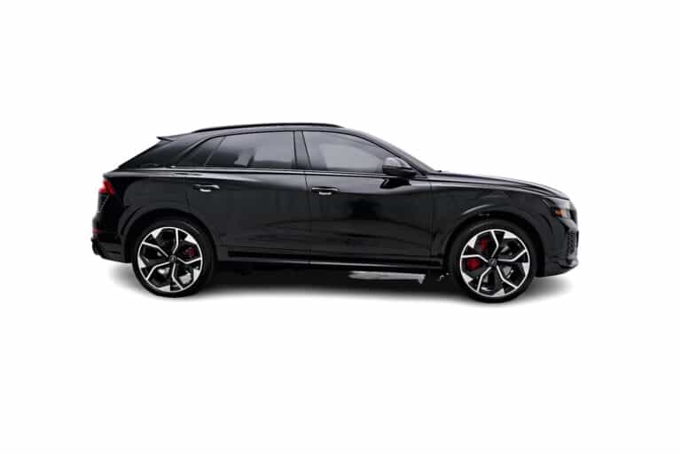 Black Audi RSQ8 Side view