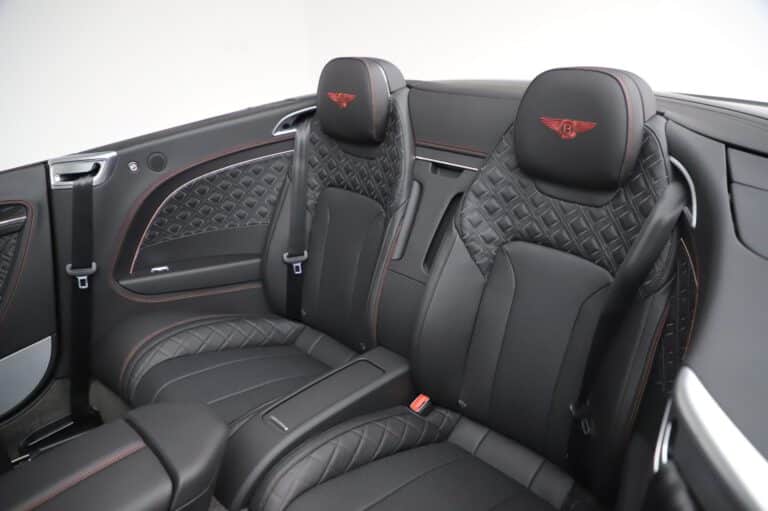 Bentley Continental GTC Back seats