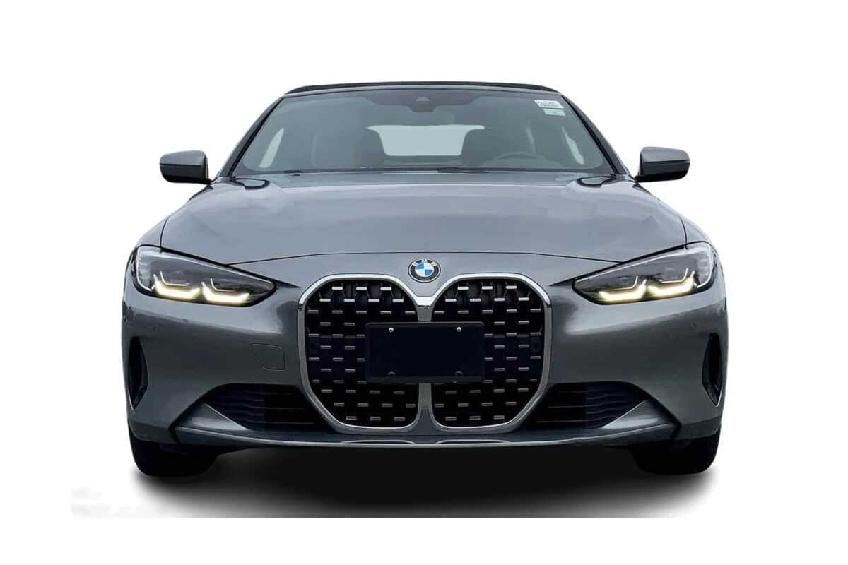 Grey BMW 4 Series Convertible Front