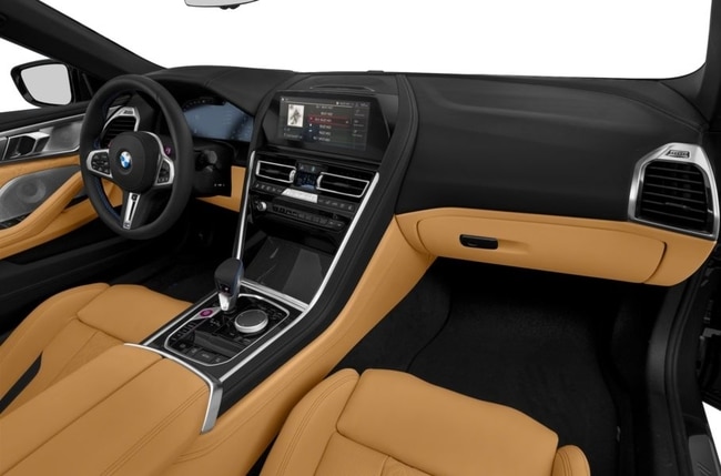 BMW M8 Cabriolet Driver's view from inside