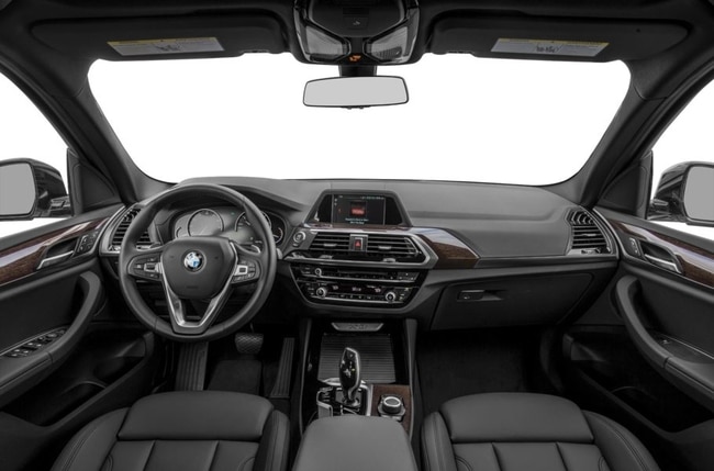 BMW X3 Inside driver's front view