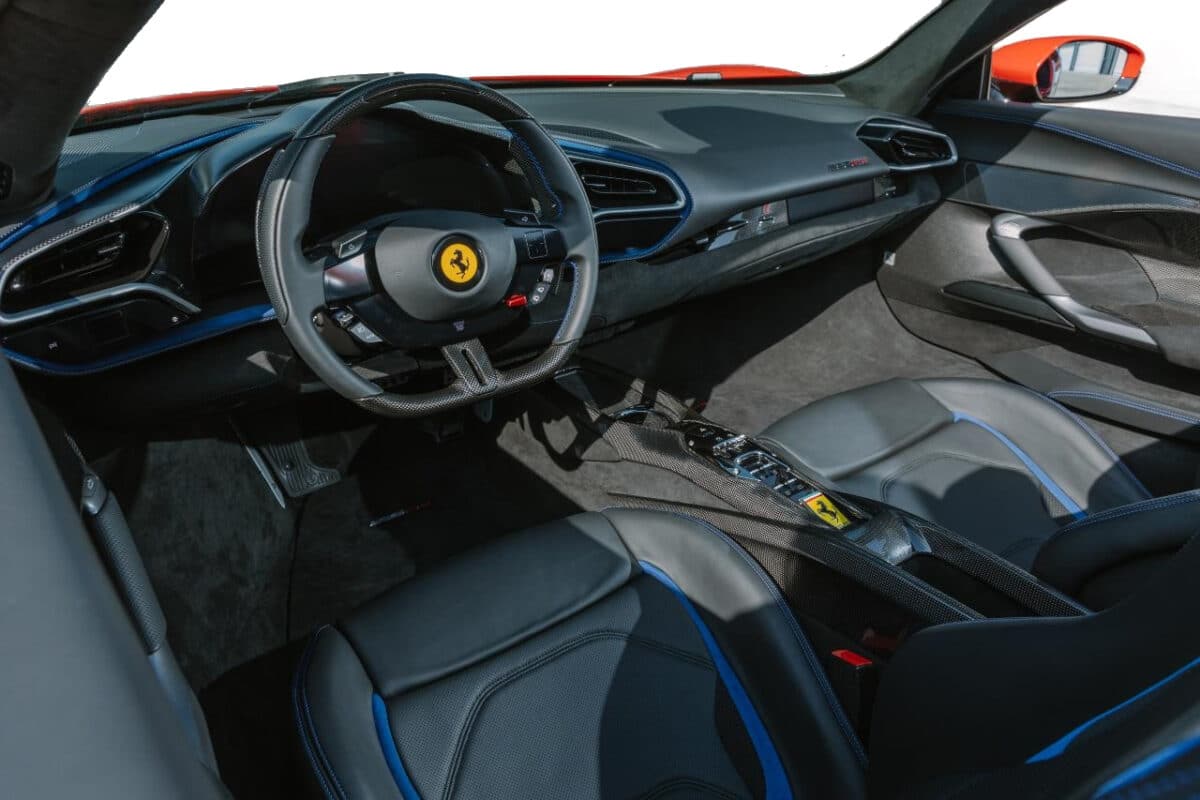 Ferrari 296 GTS Cockpit view