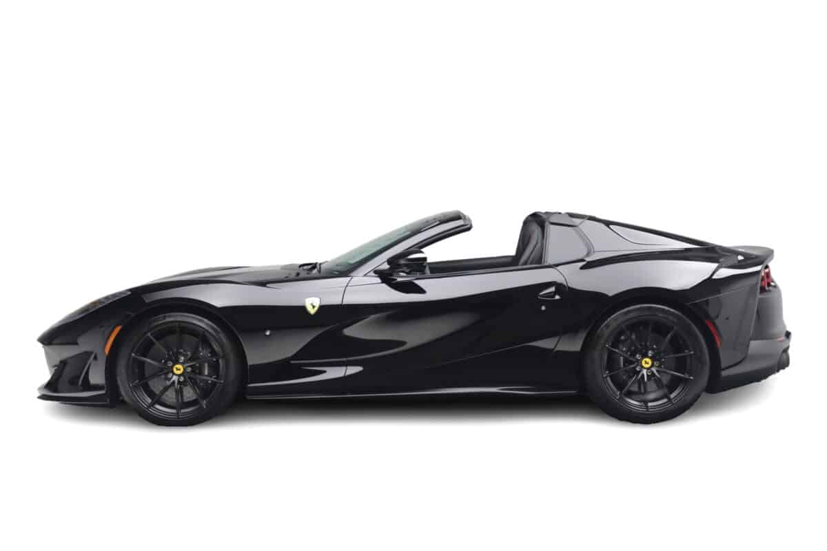 Black Ferrari 812 GTS Side view