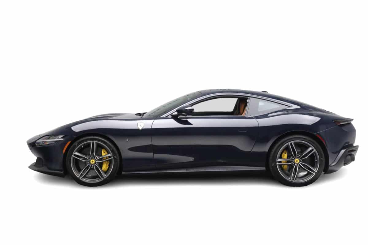 Black Ferrari Roma Side view