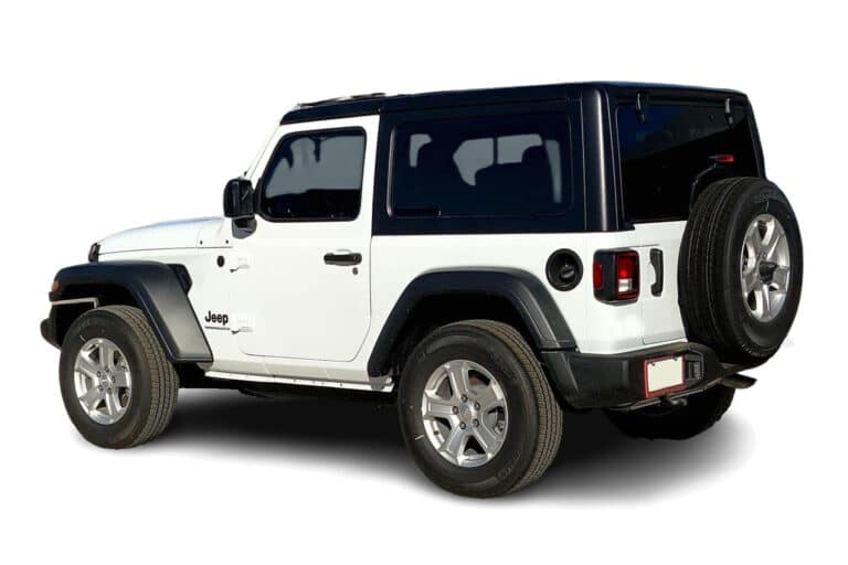 Jeep Wrangler Half side rear view