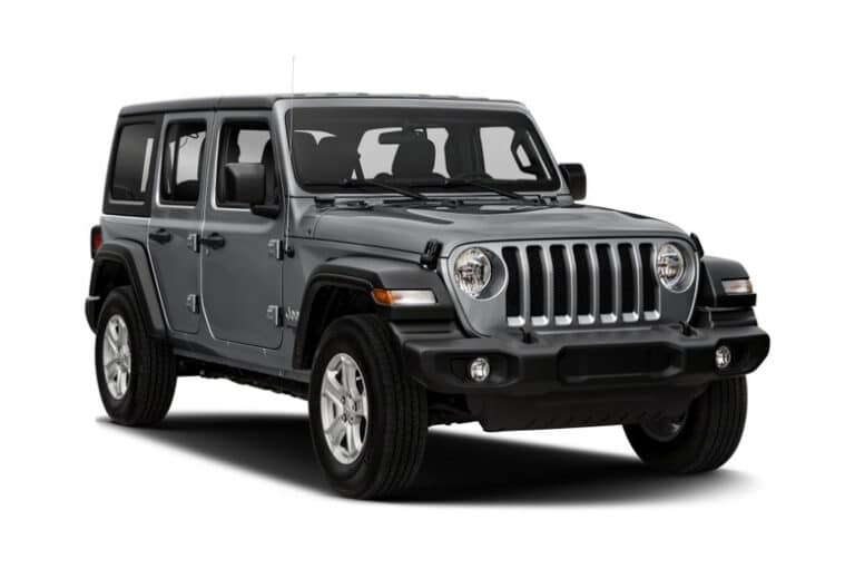 Jeep Wrangler Unlimited Half side front view