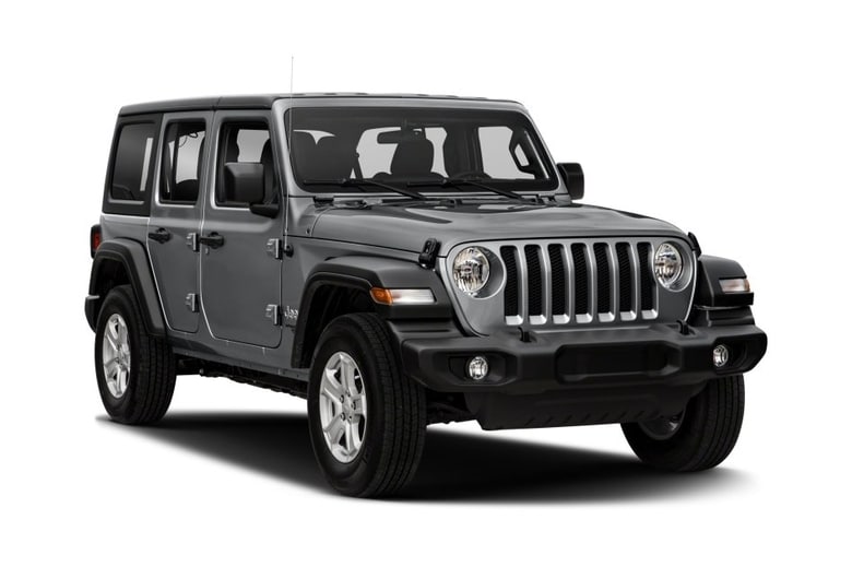Jeep Wrangler Unlimited Half side front view