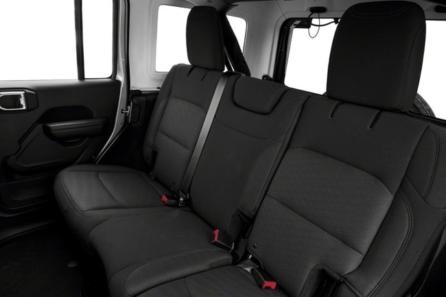 Jeep Wrangler Unlimited Rear seats