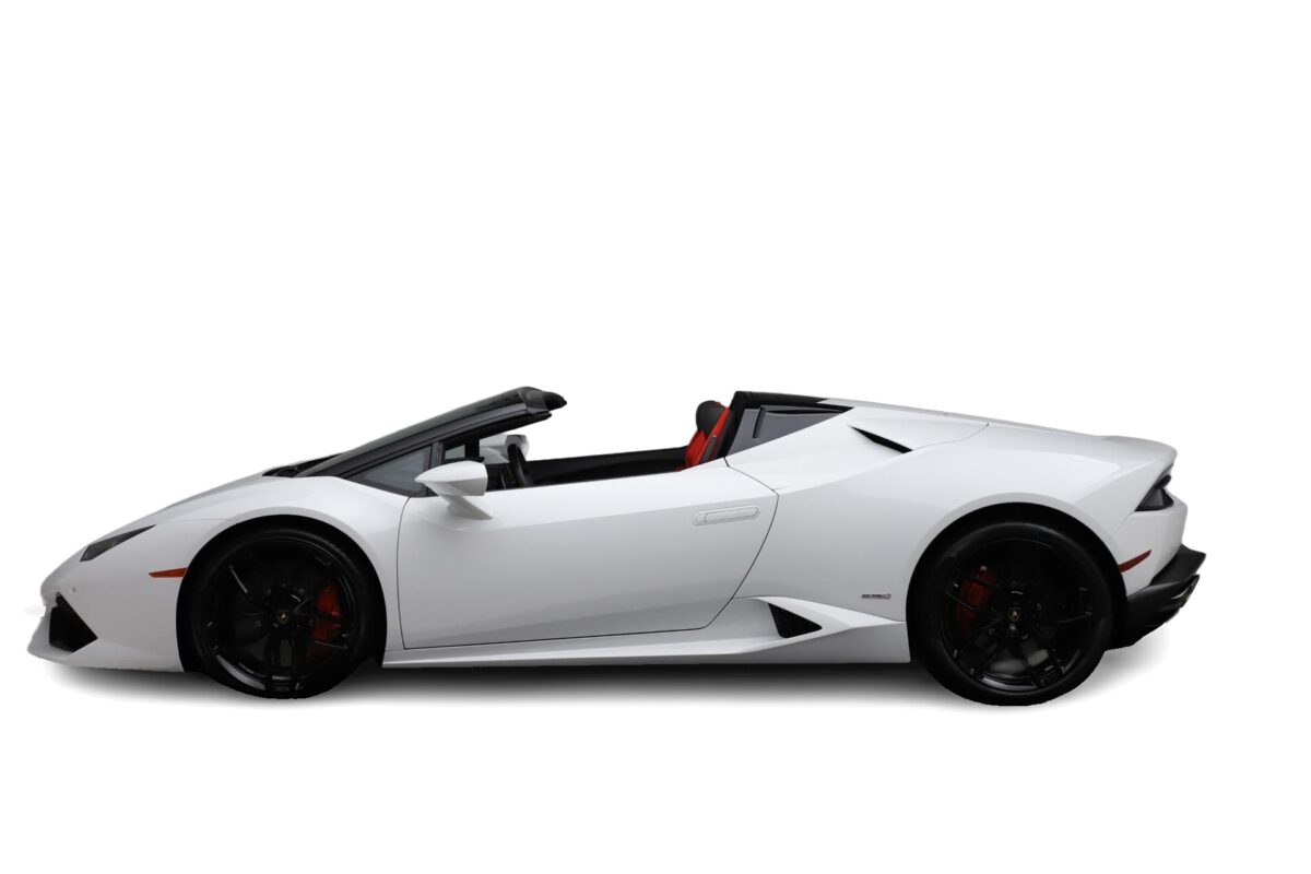 Lamborghini Huracan Spyder Side view open top