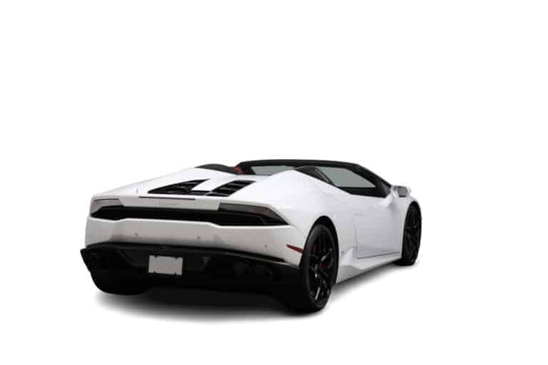 Lamborghini Huracan Spyder Half side rear view