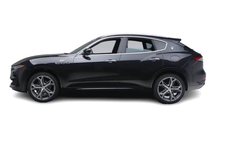 Black Maserati Levante Side view