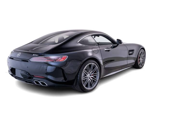 Mercedes AMG GTS Half side rear view