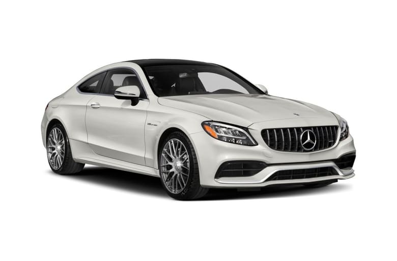 Mercedes C63 AMG Half side front view