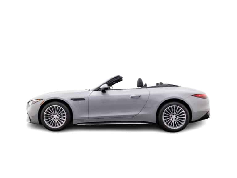 Mercedes SLC Open Top Side view