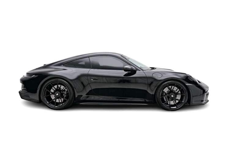 Black Porsche 911 GT3 Side view