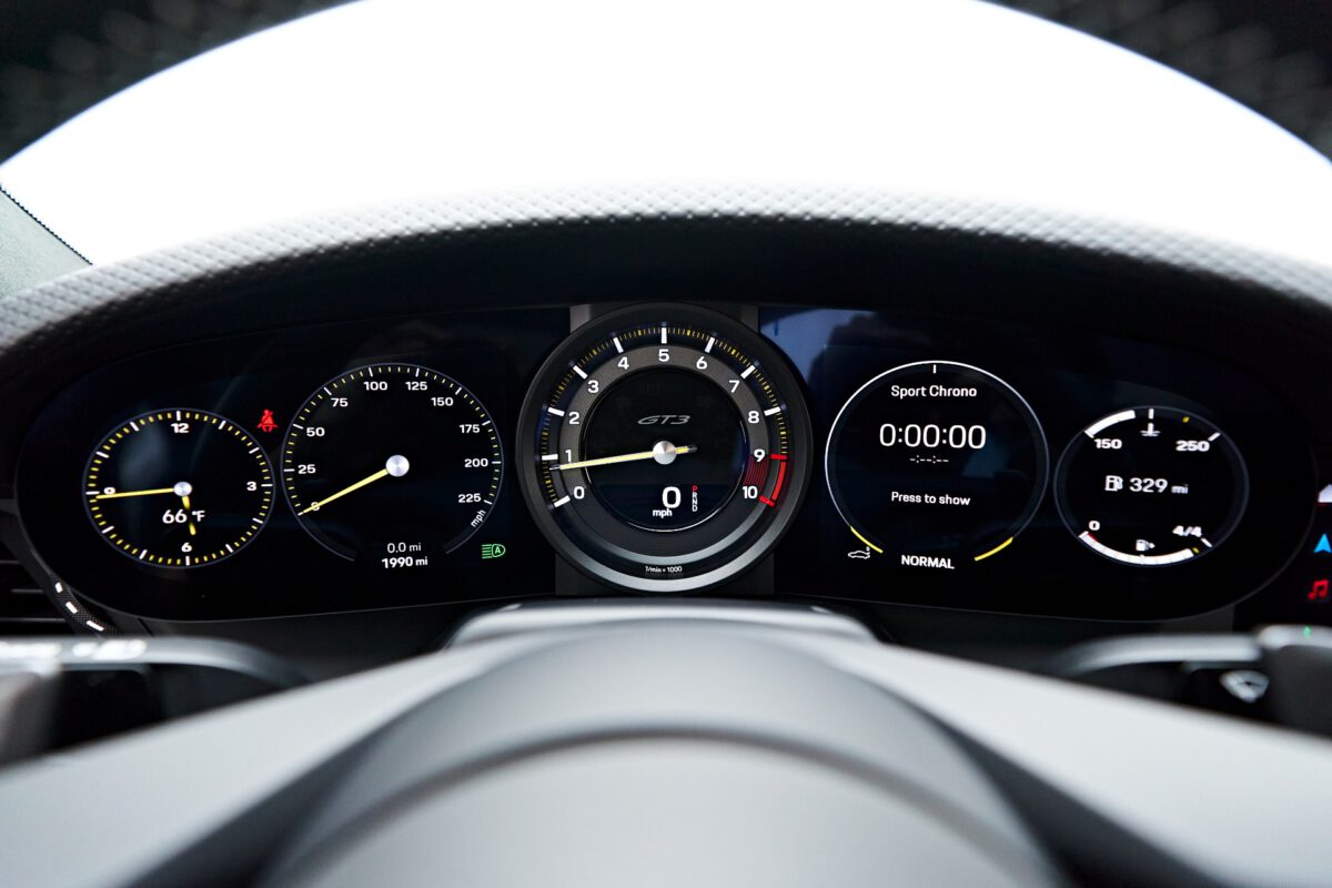 Porsche 911 GT3 Odometer