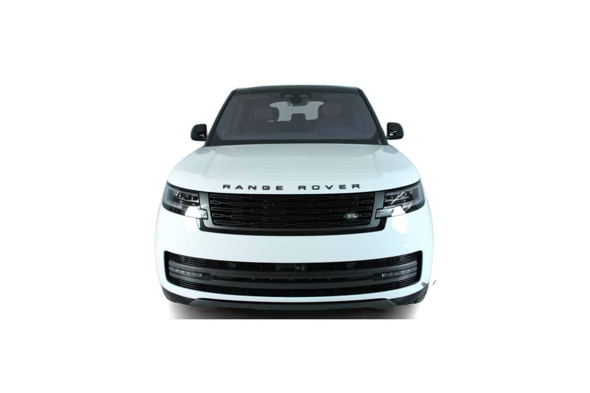 White Range Rover Vogue Front view