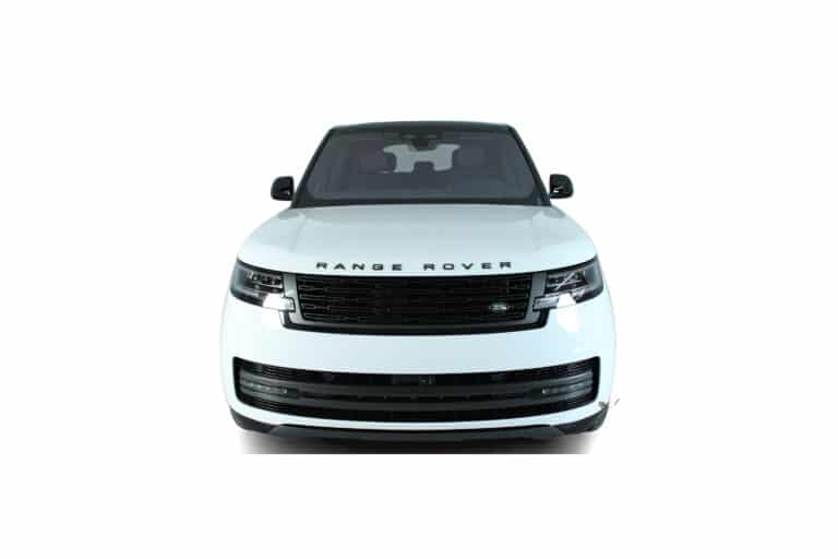 White Range Rover Vogue Front view