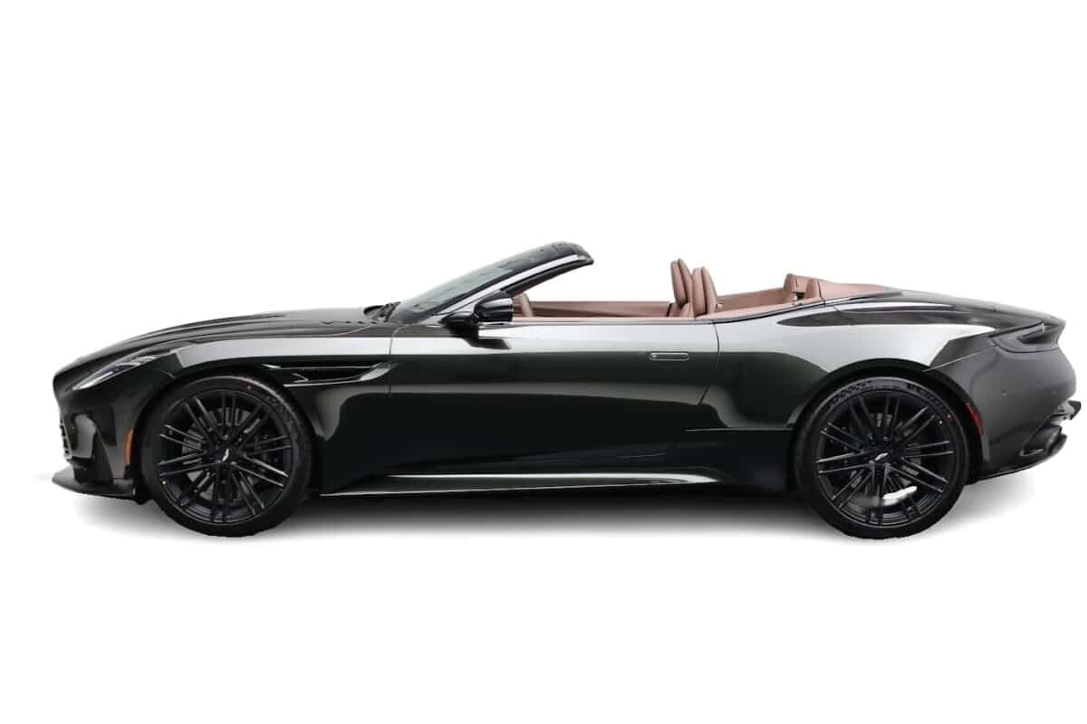 Aston Martin DB12 Volante side view