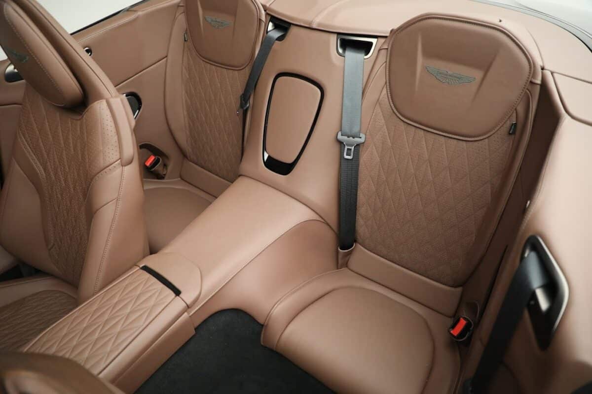 Aston Martin DB12 Volante back seats