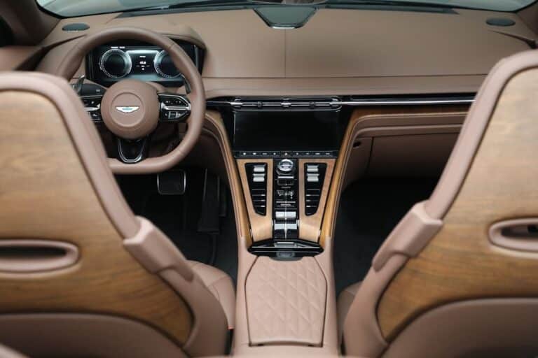 Aston Martin DB12 Volante driving gear